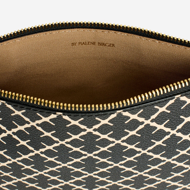 By Malene Birger Ivy Shoulder Bag — Black Polyvinyl