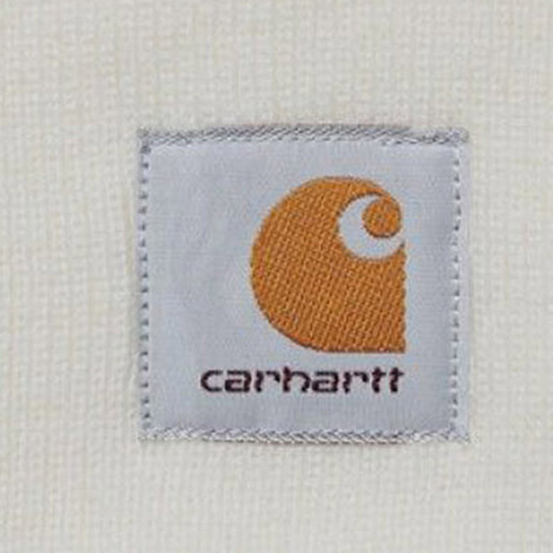 Carhartt Wip I020222 Acrylic Knit Beanie — White Beanies