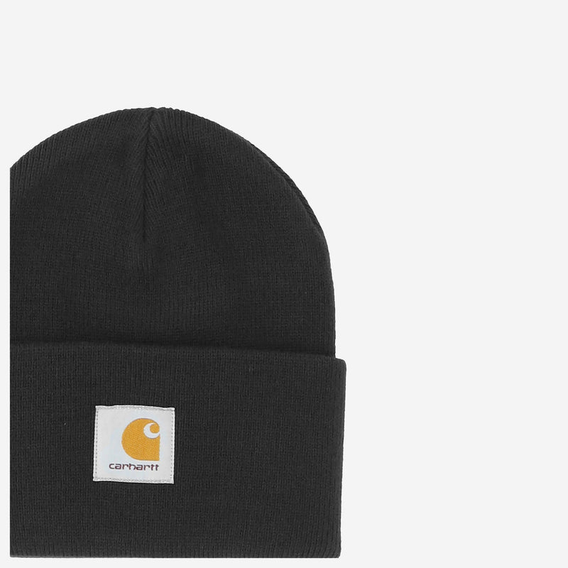 Carhartt Wip I020222 Acrylic Ribbed Beanie — Black Beanies