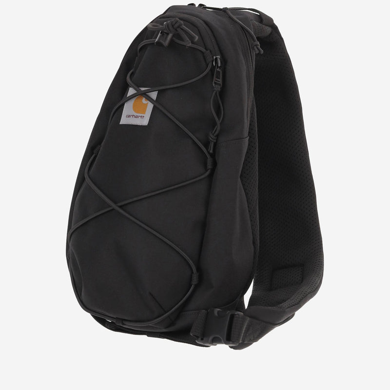 Carhartt Wip Recycled Polyester Canvas Crossbody Bag — Black