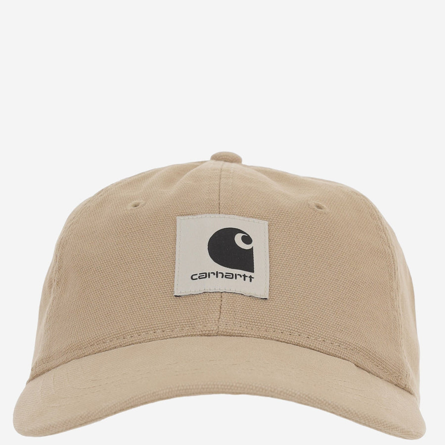 Carhartt Wip I037182 Logo-Patched Cotton Baseball Cap — Beige Caps