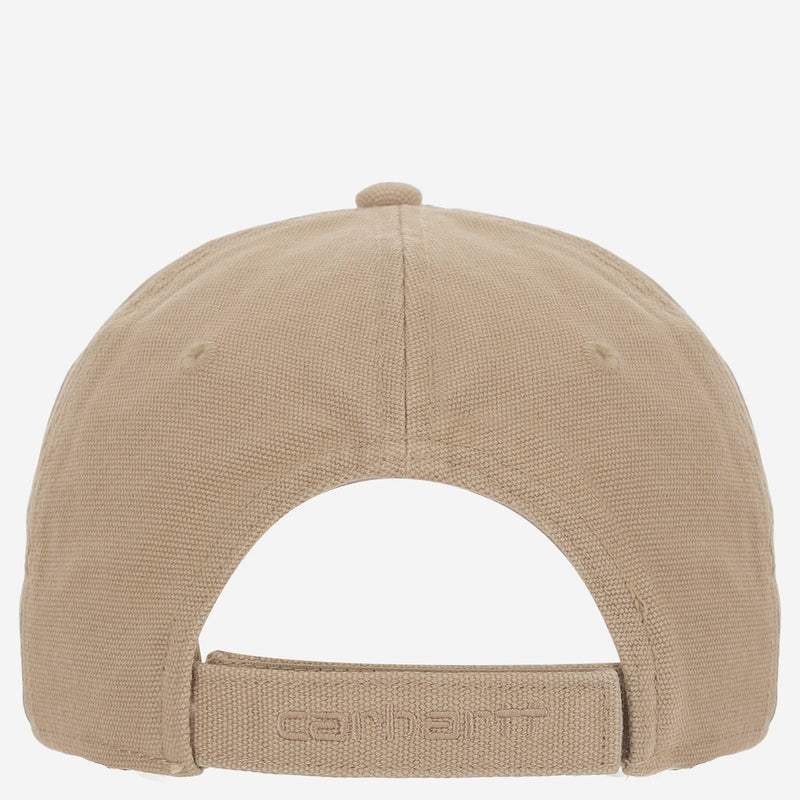 Carhartt Wip I037182 Logo-Patched Cotton Baseball Cap — Beige Caps