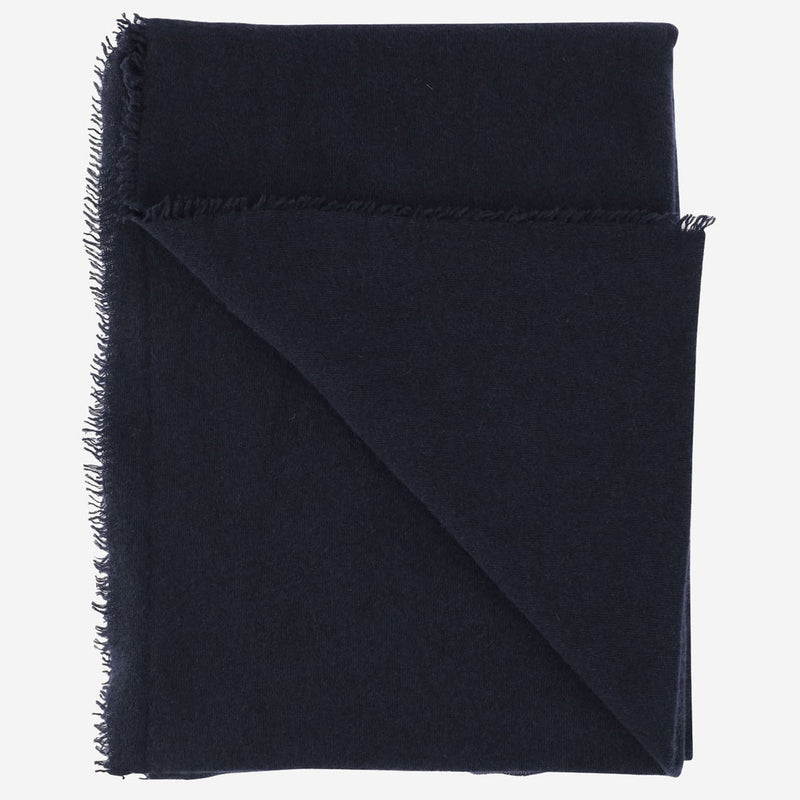 Faliero Sarti Adriel Scarf — Navy Cashmere Scarfs