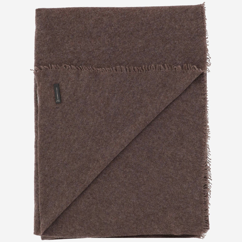 Faliero Sarti Scarf — Brown Cashmere Scarfs
