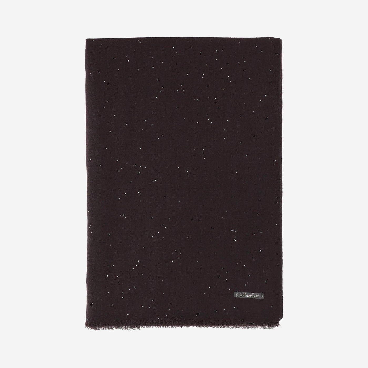 Faliero Sarti Raissa Scarf — Brown Wool Scarfs