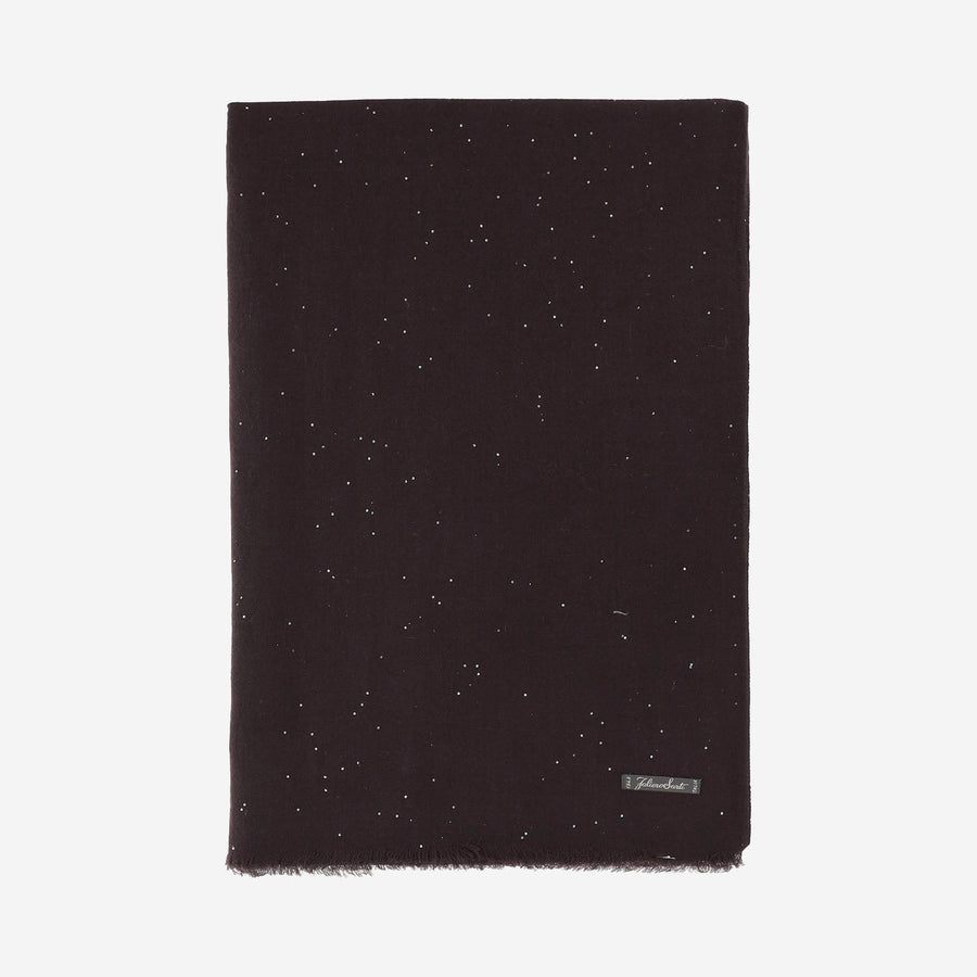 Faliero Sarti Raissa Scarf — Brown Wool Scarfs