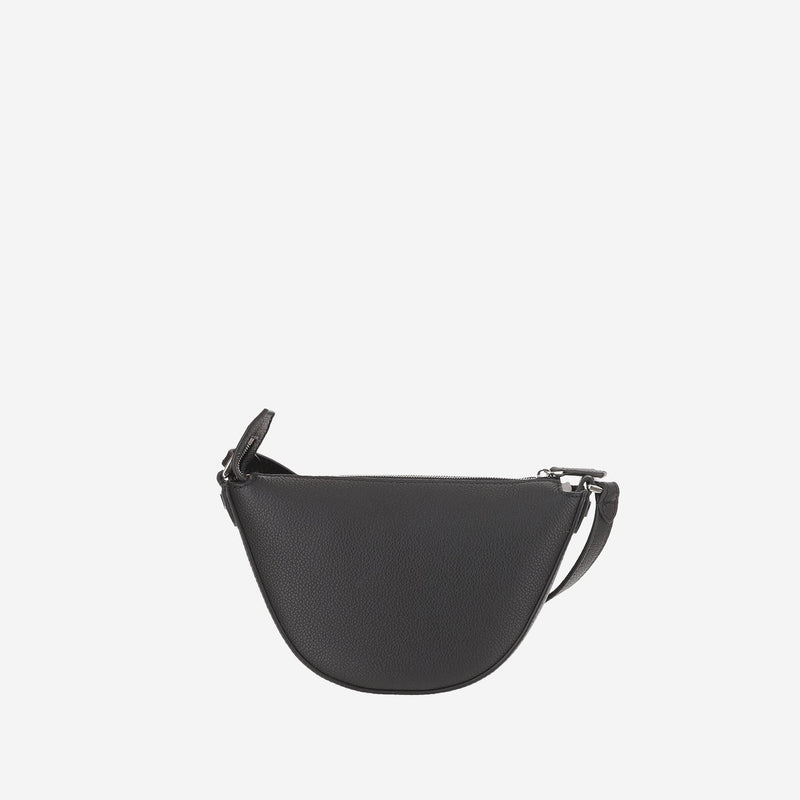 Fendi Melon Clutch — Black Leather