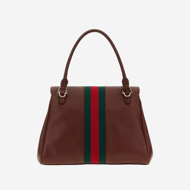 Gucci Paparazzo Shoulder Bag — Brown Calf Skin