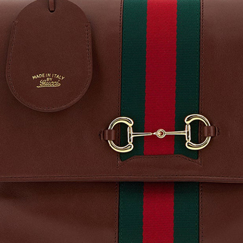 Gucci Paparazzo Shoulder Bag — Brown Calf Skin