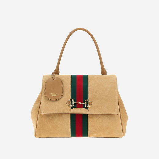Gucci Paparazzo Shoulder Bag — Beige Calf Skin