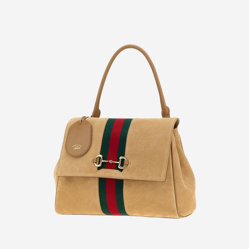 Gucci Paparazzo Shoulder Bag — Beige Calf Skin