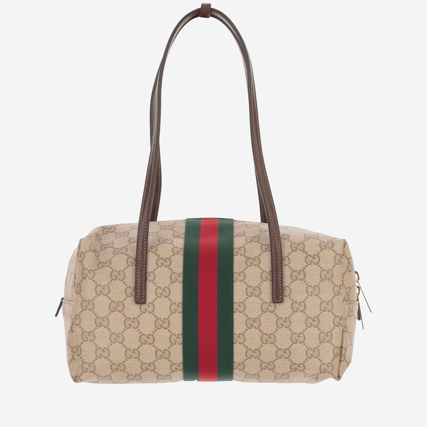 Gucci Ophidia Shoulder Bag — Beige Cotton