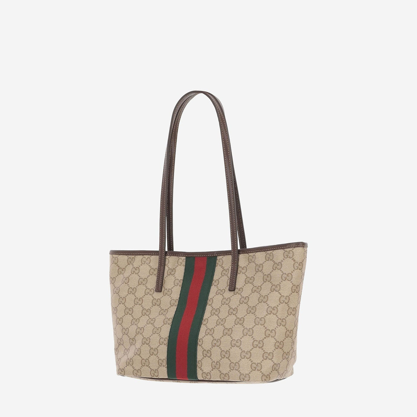 Gucci Tribeca Shoulder Bag — Beige Cotton