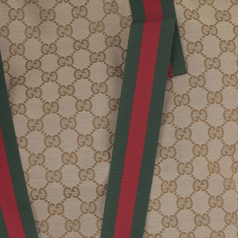 Gucci Gg Canvas Tote Bag — Beige Polyester