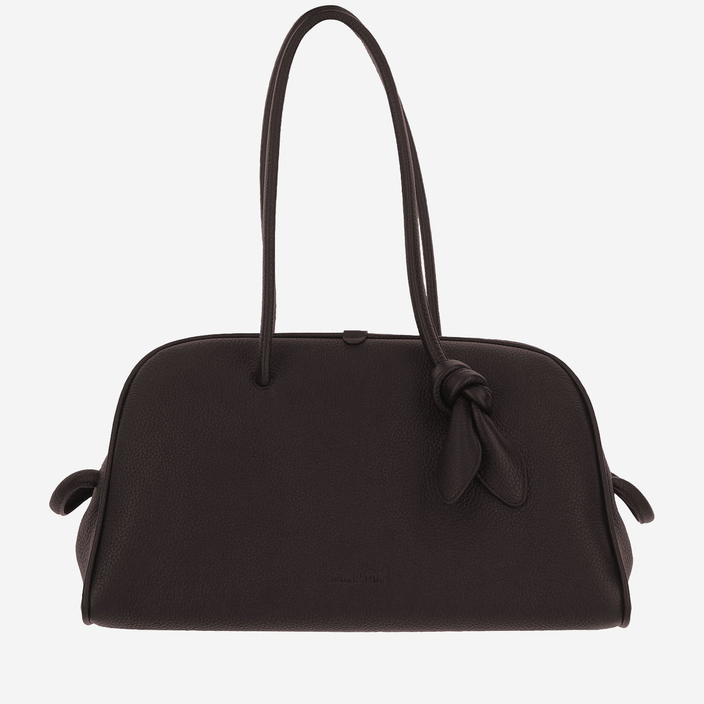 Jacquemus Calfskin Leather Shoulder Bag — Brown