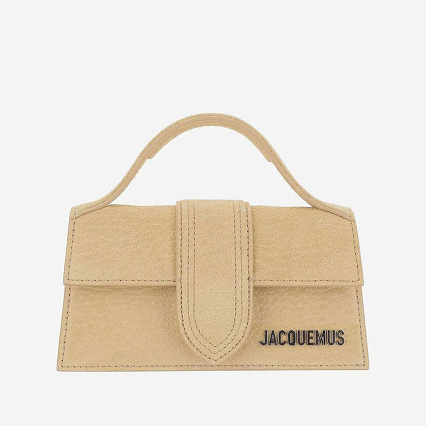 Jacquemus Shoulder Bag — Beige Suede