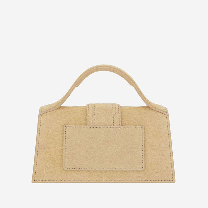 Jacquemus Shoulder Bag — Beige Suede