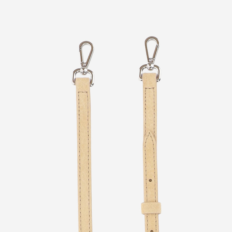 Jacquemus Shoulder Bag — Beige Suede