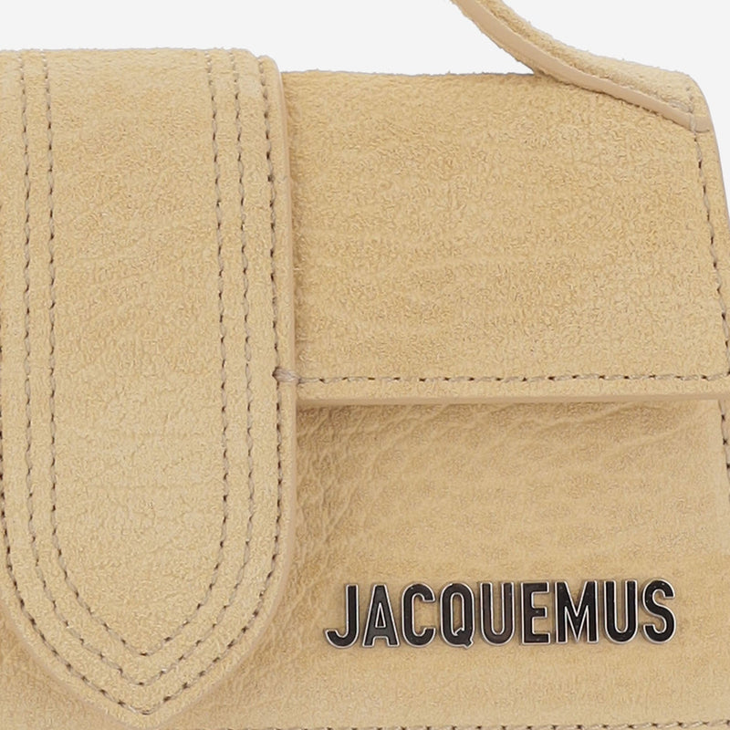 Jacquemus Shoulder Bag — Beige Suede
