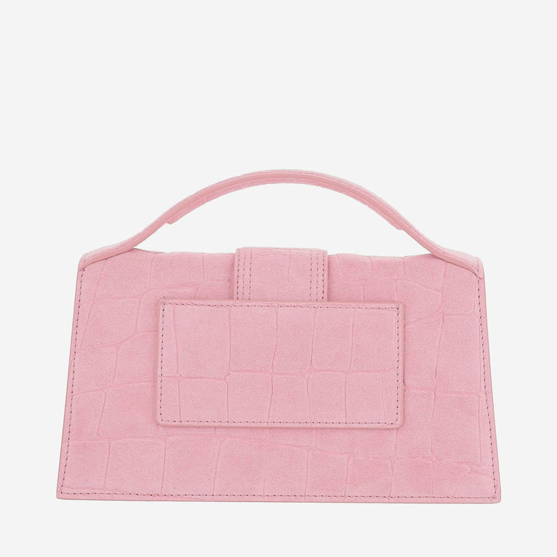 Jacquemus Top Handle Bag — Pink Suede