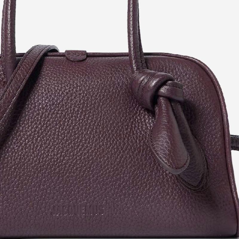 Jacquemus Le Piccolo Turismo Shoulder Bag — Red Leather