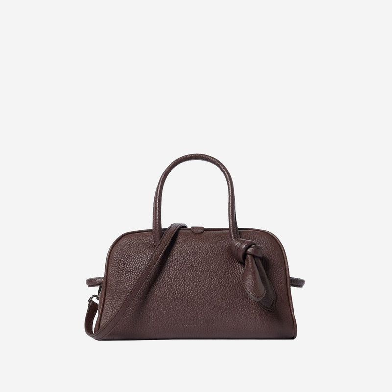 Jacquemus Il Piccolo Turismo Shoulder Bag — Brown Leather