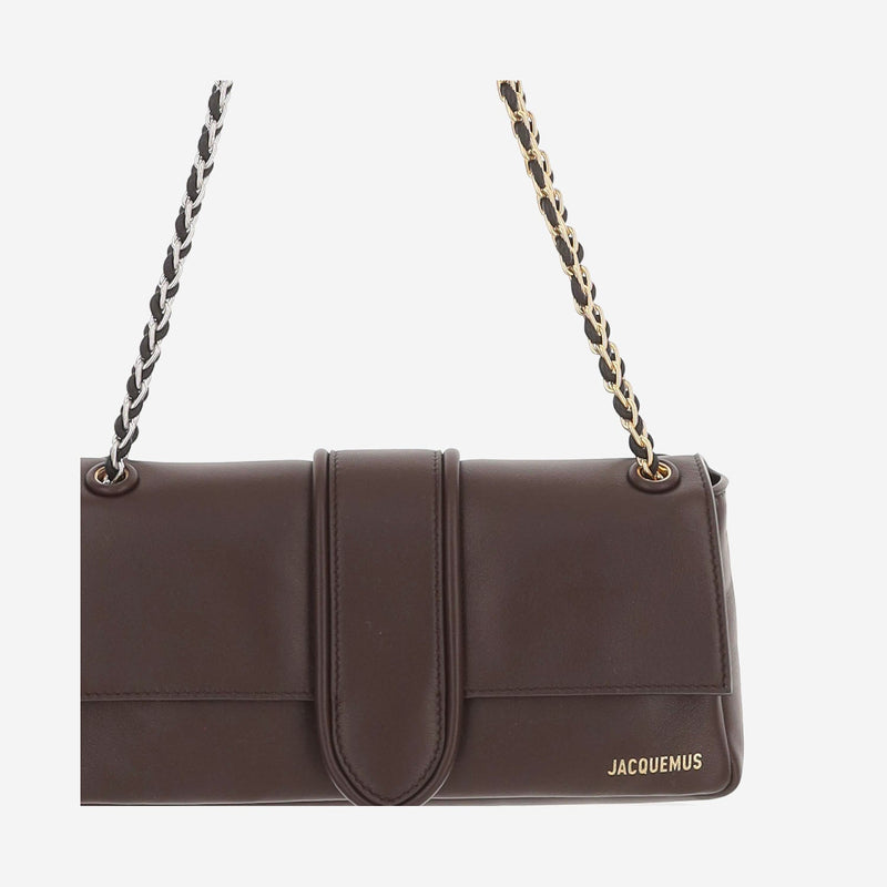 Jacquemus Shoulder Bag — Brown Lambskin