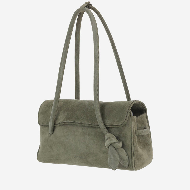 Jacquemus Shoulder Bag — Green Calf Leather