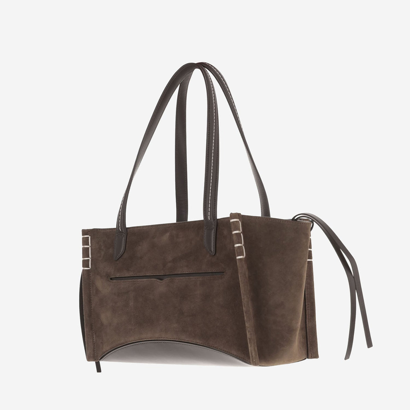 Jw Anderson Shoulder Bag — Brown Suede