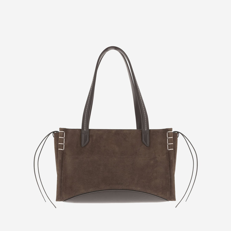 Jw Anderson Shoulder Bag — Brown Suede