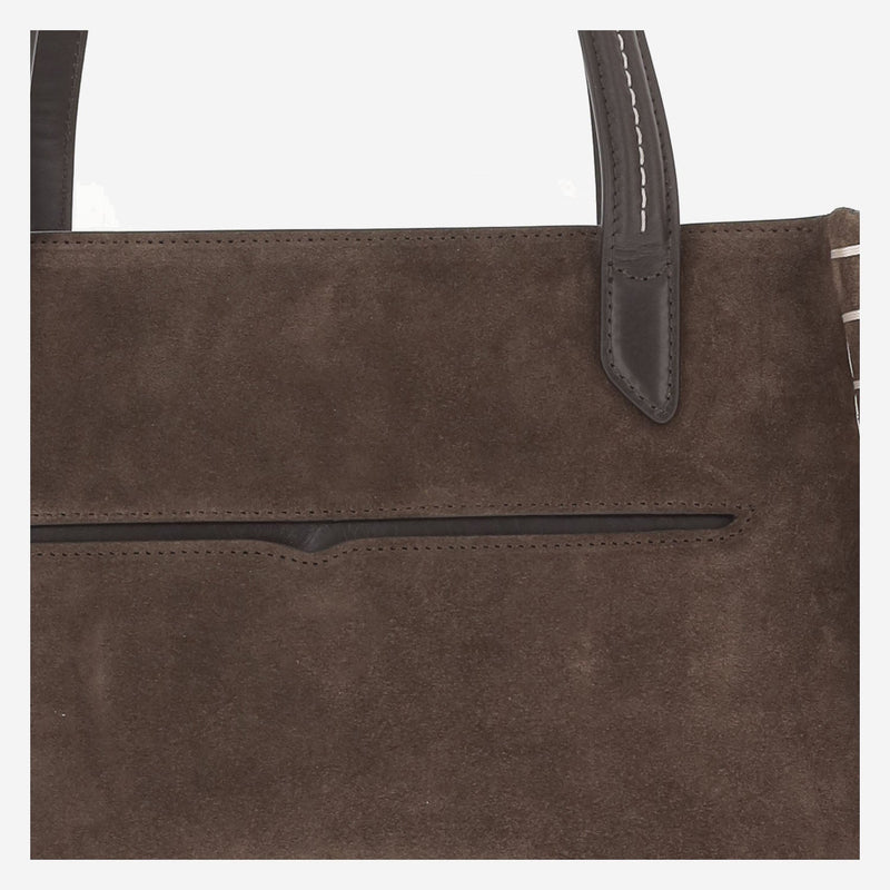 Jw Anderson Shoulder Bag — Brown Suede