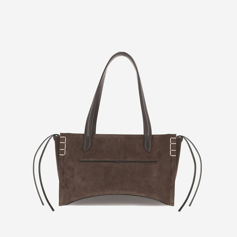 Jw Anderson Shoulder Bag — Brown Suede