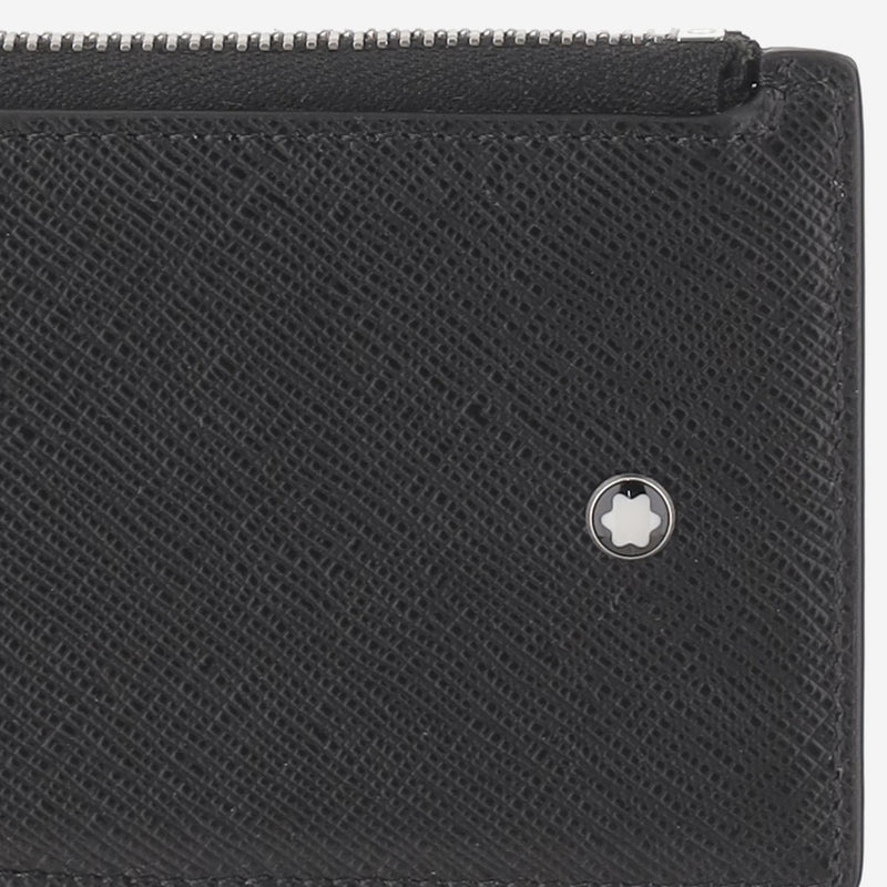 Montblanc Leather Cardholder — Black Wallets & Cardholders