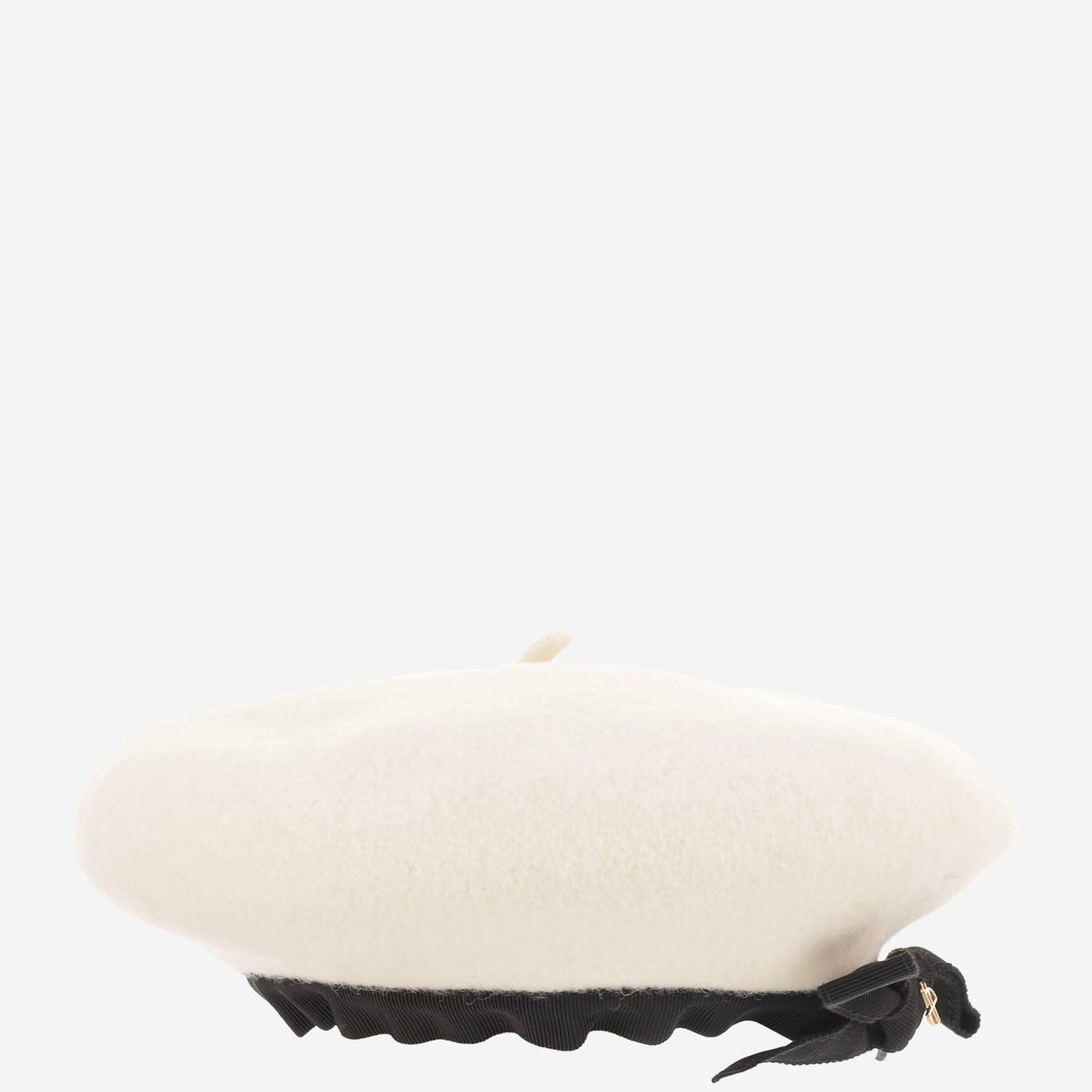 Patou Ac1120235 Wool Beret — Cream Berets