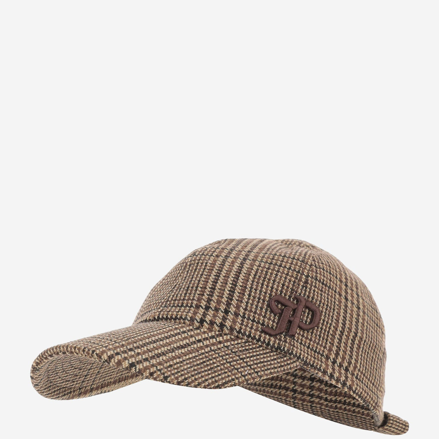Patou Ac1650262 Tweed Bow-Detail Baseball Cap — Multicolor Polyacrylic Caps