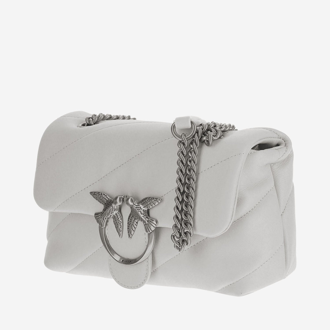 Pinko Love Shoulder Bag — White