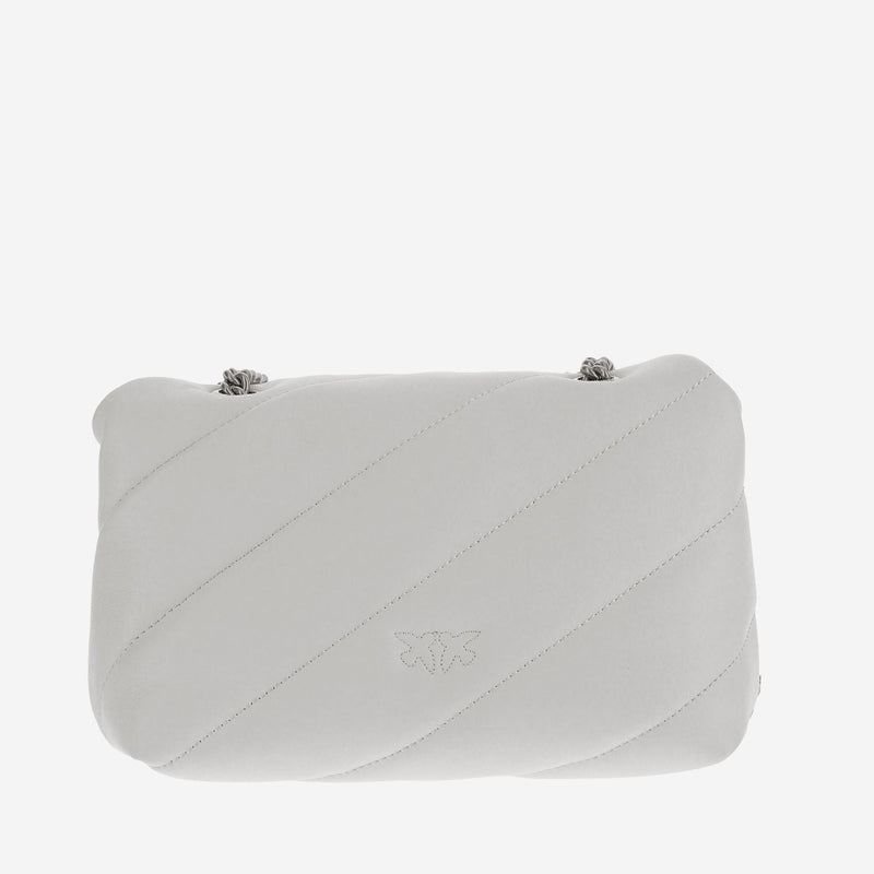 Pinko Love Shoulder Bag — White
