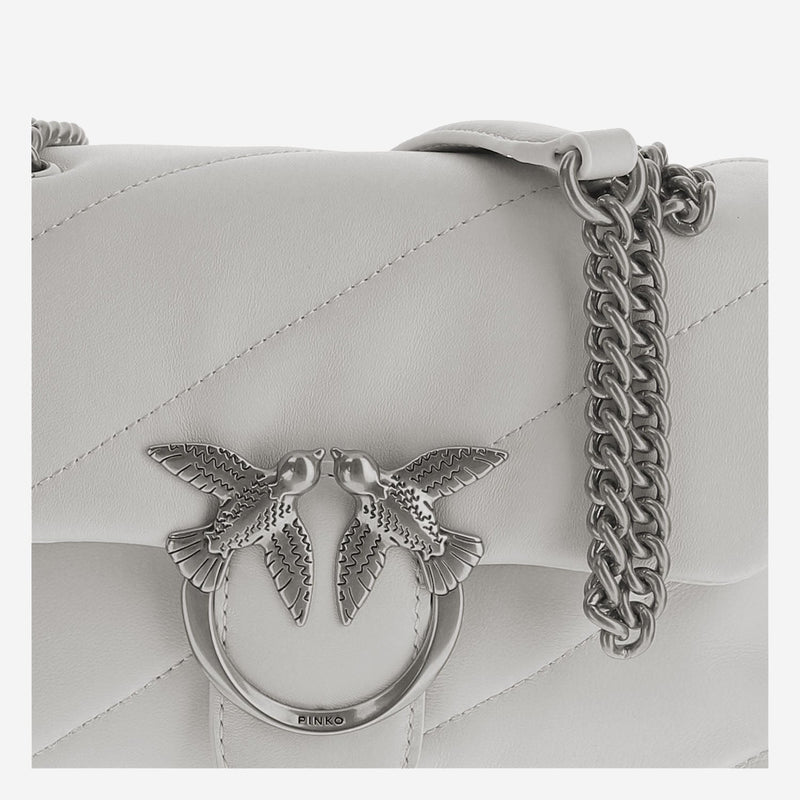 Pinko Love Shoulder Bag — White