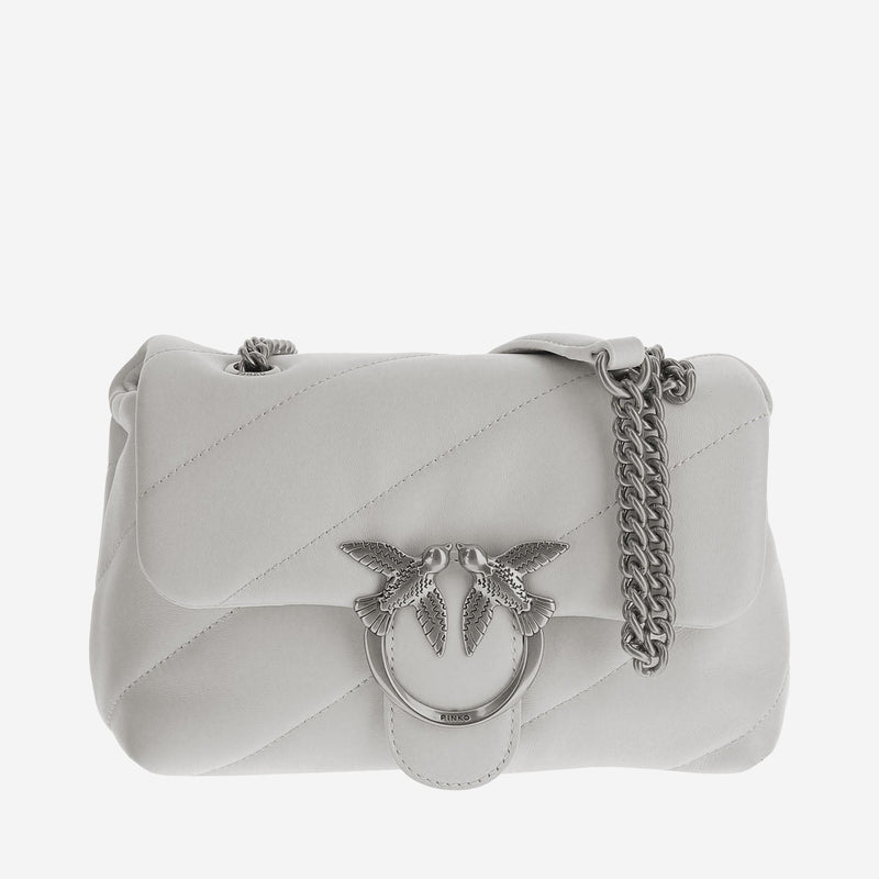 Pinko Love Shoulder Bag — White