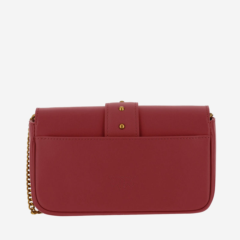 Pinko Shoulder Bag — Red Leather
