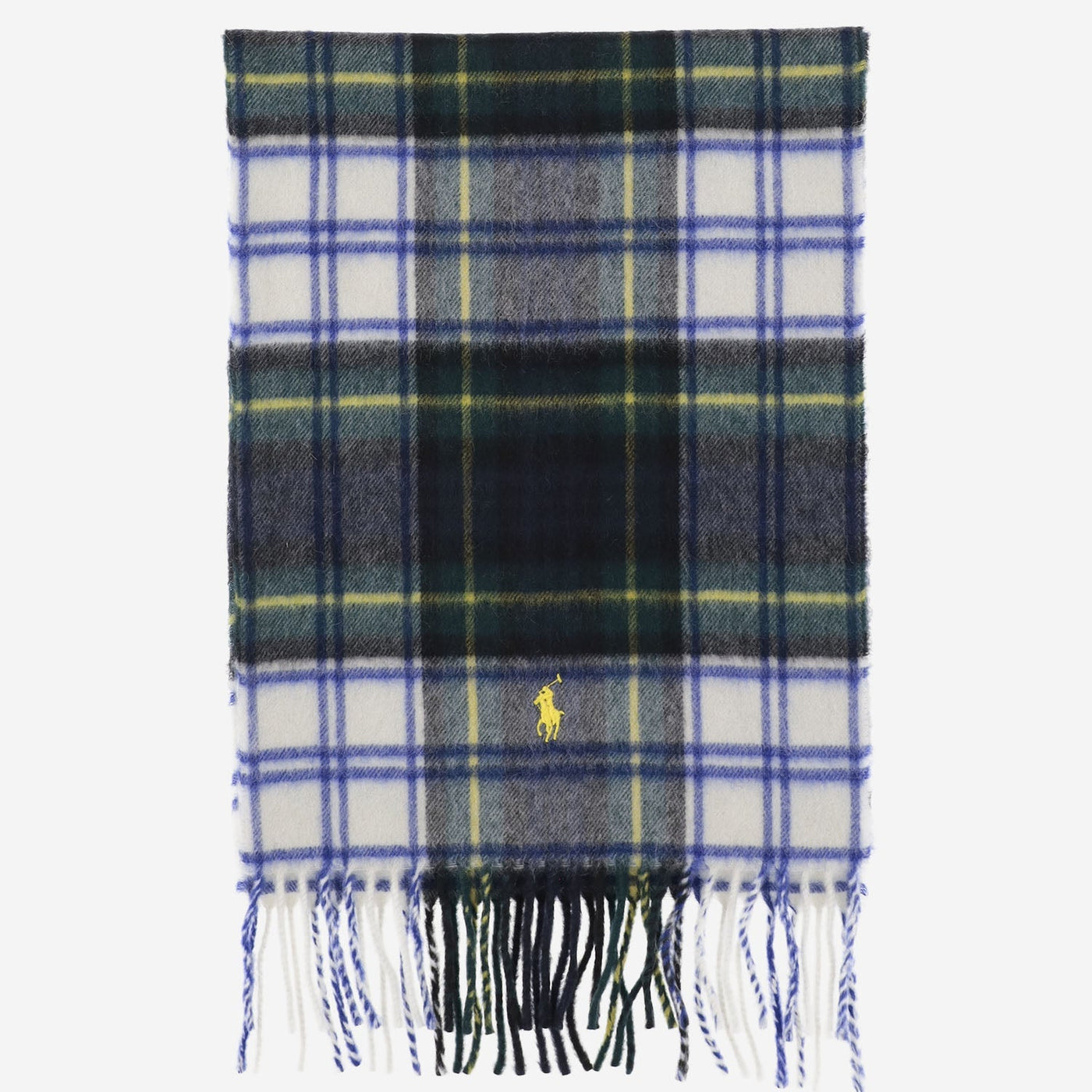 Polo Ralph Lauren Cashmere Check Scarf — Multicolor Scarfs