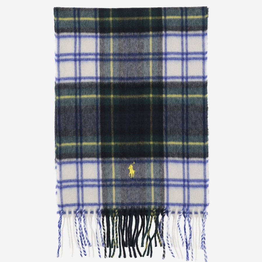 Polo Ralph Lauren Cashmere Check Scarf — Multicolor Scarfs