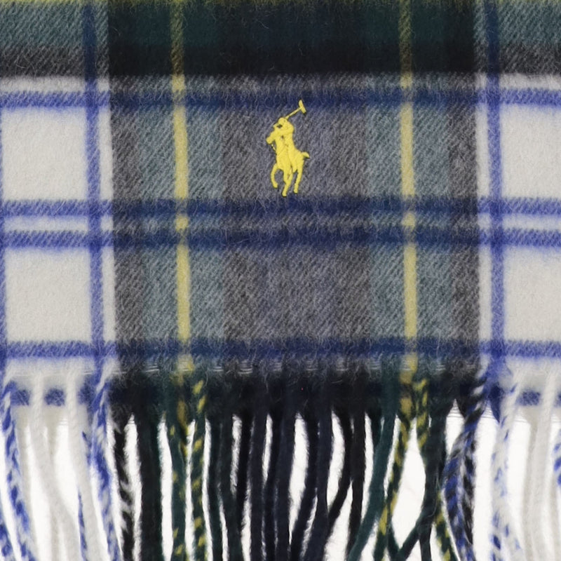 Polo Ralph Lauren Cashmere Check Scarf — Multicolor Scarfs