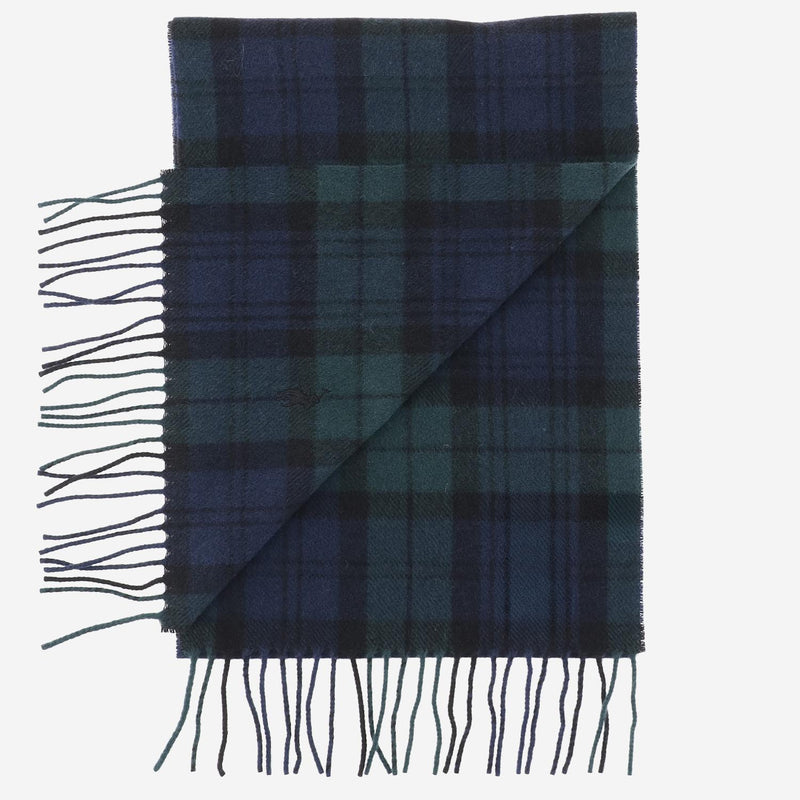 Polo Ralph Lauren Checkered Wool Scarf — Multicolor Scarfs