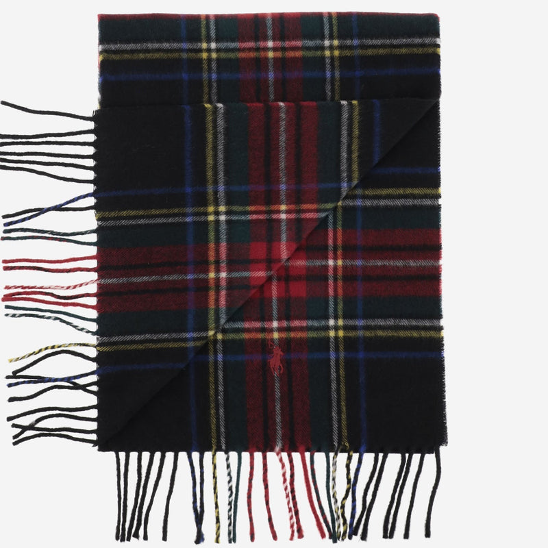 Polo Ralph Lauren Tartan Cashmere Scarf — Multicolor Scarfs