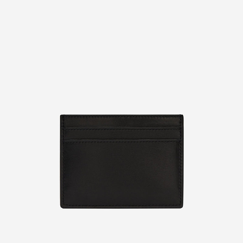 Saint Laurent Leather Card Case — Black Wallets & Cardholders