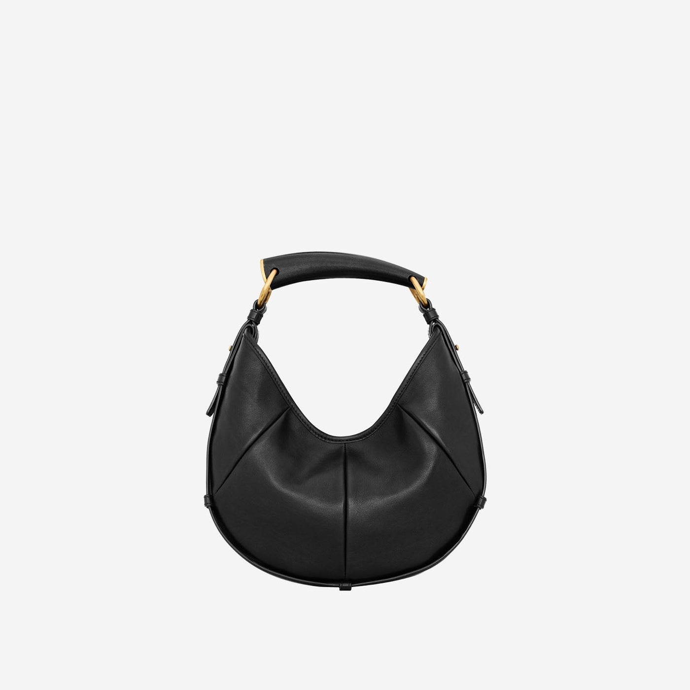 Saint Laurent Mombasa Shoulder Bag — Black Leather