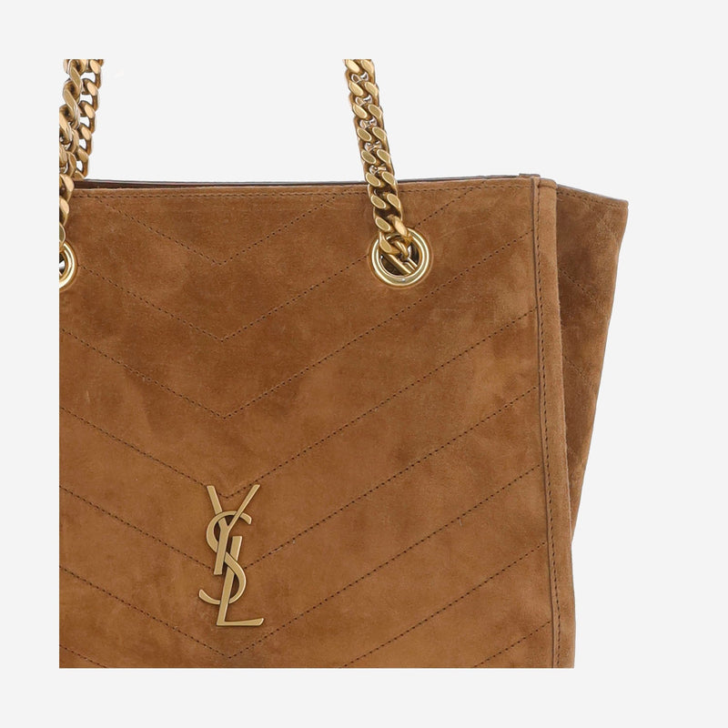 Saint Laurent Le Shoulder Bag — Orange Suede