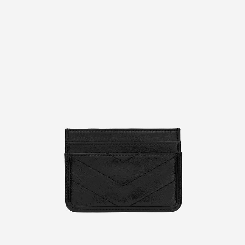Saint Laurent Niki Card Case — Black Leather Wallets & Purses