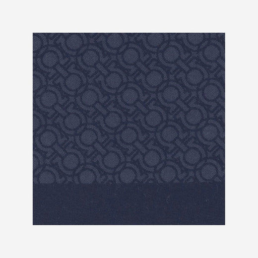 Ferragamo Pure Wool Scarf — Navy Scarfs